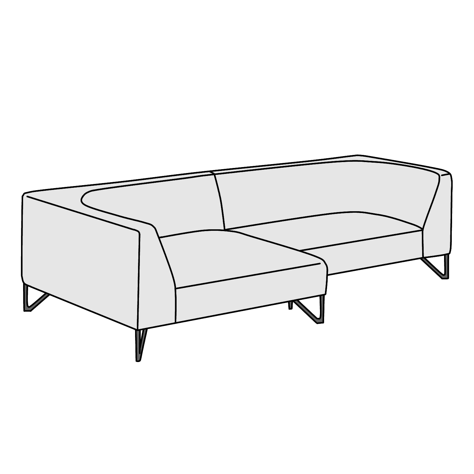 arflex アルフレックス VASCA 190LR ソファ 美品 直接引取可 VASCA 19